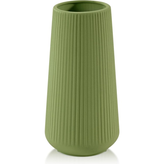Saga Green Ceramic Vase