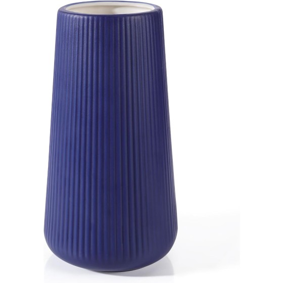 Navy Blue Ceramic Vase